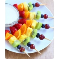 100 Brochetas de Fruta